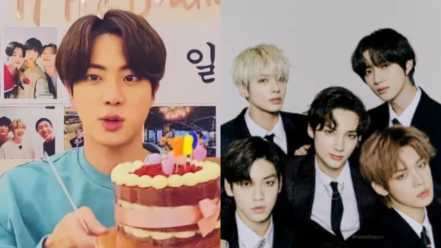 bts-jin-proves-he-is-best-senior-to-labelmates-txt-celebrates-hueningkai-birthday